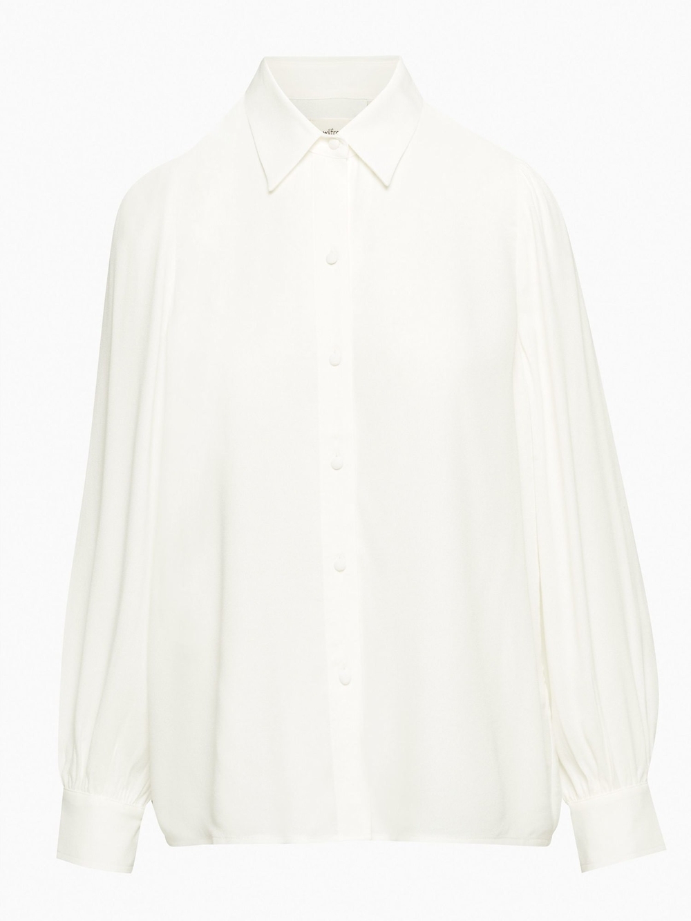 NWOT Aritzia Wilfred Josephine Chiffon Blouse - Light Birch Size M